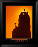 Teamwork - Sunset Climbers