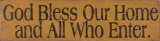 God Bless Our Home
