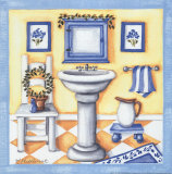Blue Bathroom  Sink