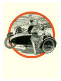 British BSA Motorcycle Sidecar