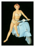 Pin-Up Girl: Italian Vespa Piaggio