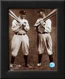"Ty Cobb and Shoeless Joe Jackson - ©Photofile" Pre-made-framed Framed Art Print