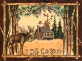 Log Cabin Moose