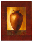 Mahogany Pottery Vase