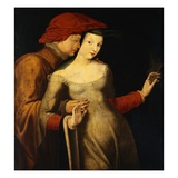 French School Painting Entitled The Lovers