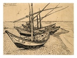 Fishing Boats on the Beach at Saintes-Maries-de-la-Mer