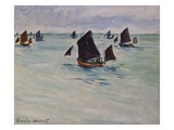 Fishing Boats off of Pourville