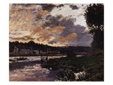 Seine at Bougival  Evening