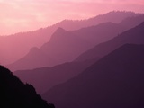 Foggy Hills in Sequoia National Park