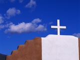 Cross on Church and Sky