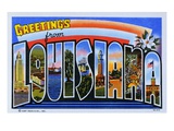 Postcard of Greetings from Louisiana