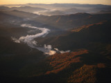 A Mist Morning in Near the Great Smoky Mountains National Park