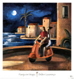 Pareja en Vespa