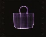 Straw Bag in Lilac