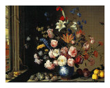 Dutch Vase of Flowers by a Window