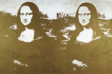 Two Golden Mona Lisas
