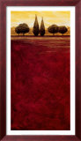 "Red Earth I" Pre-made-framed Framed Art Print