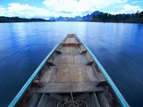 Long-tailed Boat on Chiaw-Lan Lake