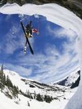 Skier Performing Jump