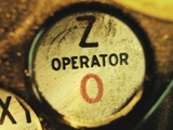 Operator Button on Telephone