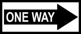 Sign  One Way