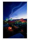 Desert Cloud Formation Over the City  Reno  USA