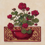 Red Geraniums I