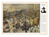 The Impressionists - Camile Pissarro - Boulevard des Italiens