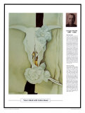Twentieth Century Art Masterpieces - Georgia O'Keeffe - Cow's Skull with Calico Roses