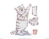 Bathroom Cats I
