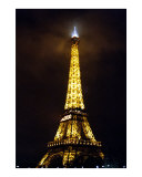 Eiffel Tower Paris France at Night