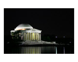 The Jefferson Monument at Night