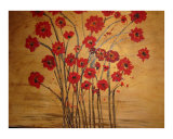 Poppies on Gold