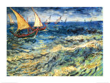 Seascape at Saintes-Maries  c1888