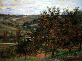 Apple Trees in Bloom at Vetheuil  c1887