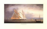 Satanita and Britannia  1893 (signed)