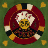 Twenty-Five Dollar Poker Chip