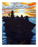Sunset in Tanah Lot  Bali