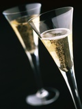 Two glasses of champagne