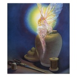 Book Illustration of Tinkerbell the Fairy by Roy Best