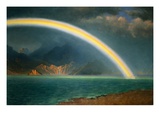 Rainbow Over Jenny Lake  Wyoming