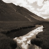 River in Glacial Valley
