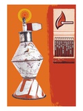 Montage of a Lantern and a Book of Matches