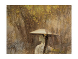 Woman in Spring Rain