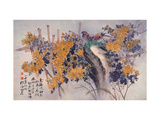 Chrysanthemums and Birds