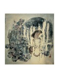Young Woman and Flowers