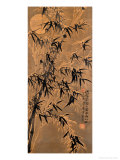 Moon  Snow and Bamboo