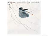 Woman and a Falling Leaf