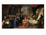 Jean-Baptiste Colbert (1619-1683) Presenting the Members of the Royal Academy of Science