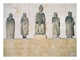 Statue of Henry VII (1274/5-1313)  Holy Roman Emperor  with His Counsellors 1315